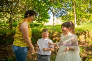 Fotografía de niños en Gondomar campo