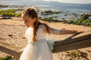 Fotografía familiar natural en Baiona Galicia